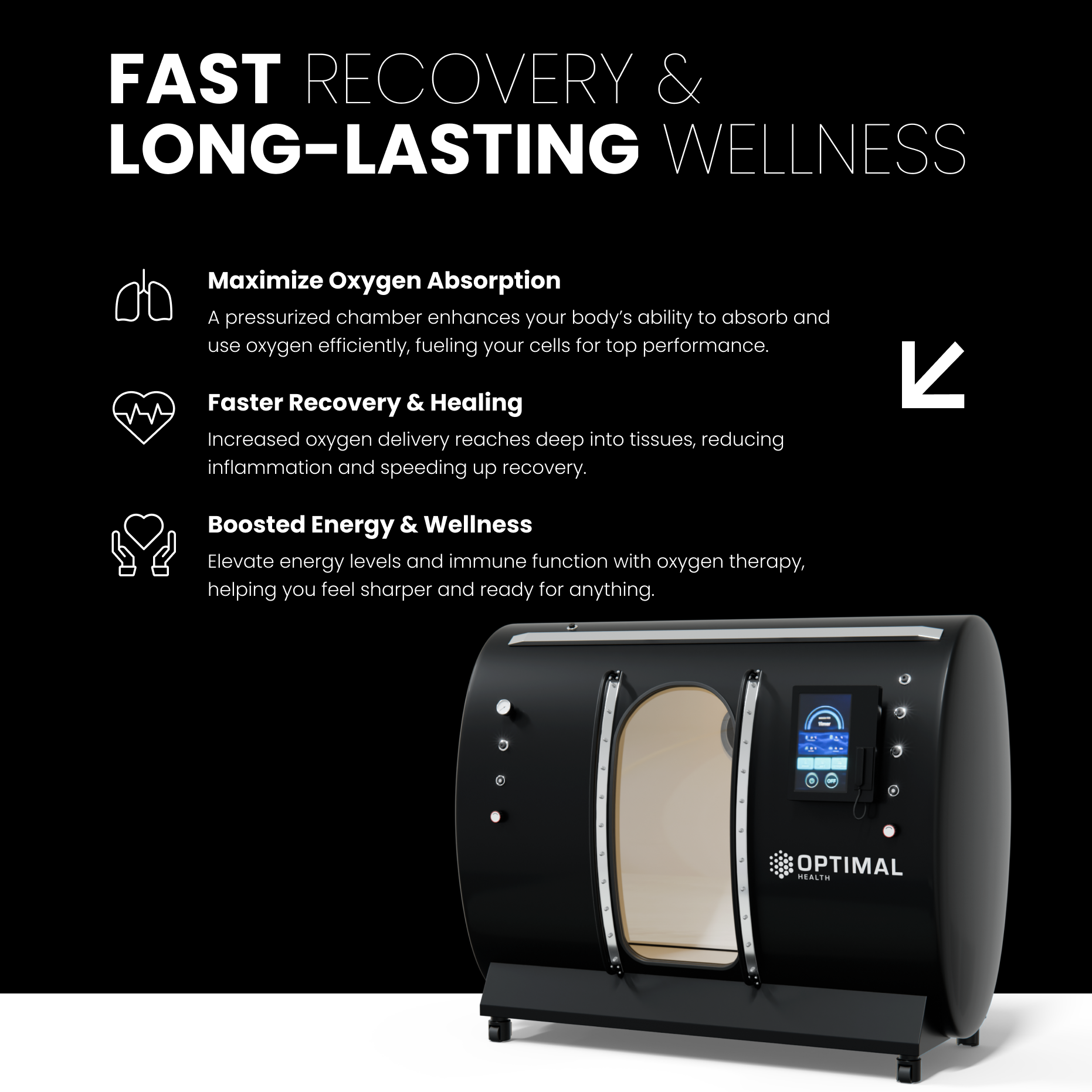 AeroVita™ - Seated Steel Chamber for HBOT